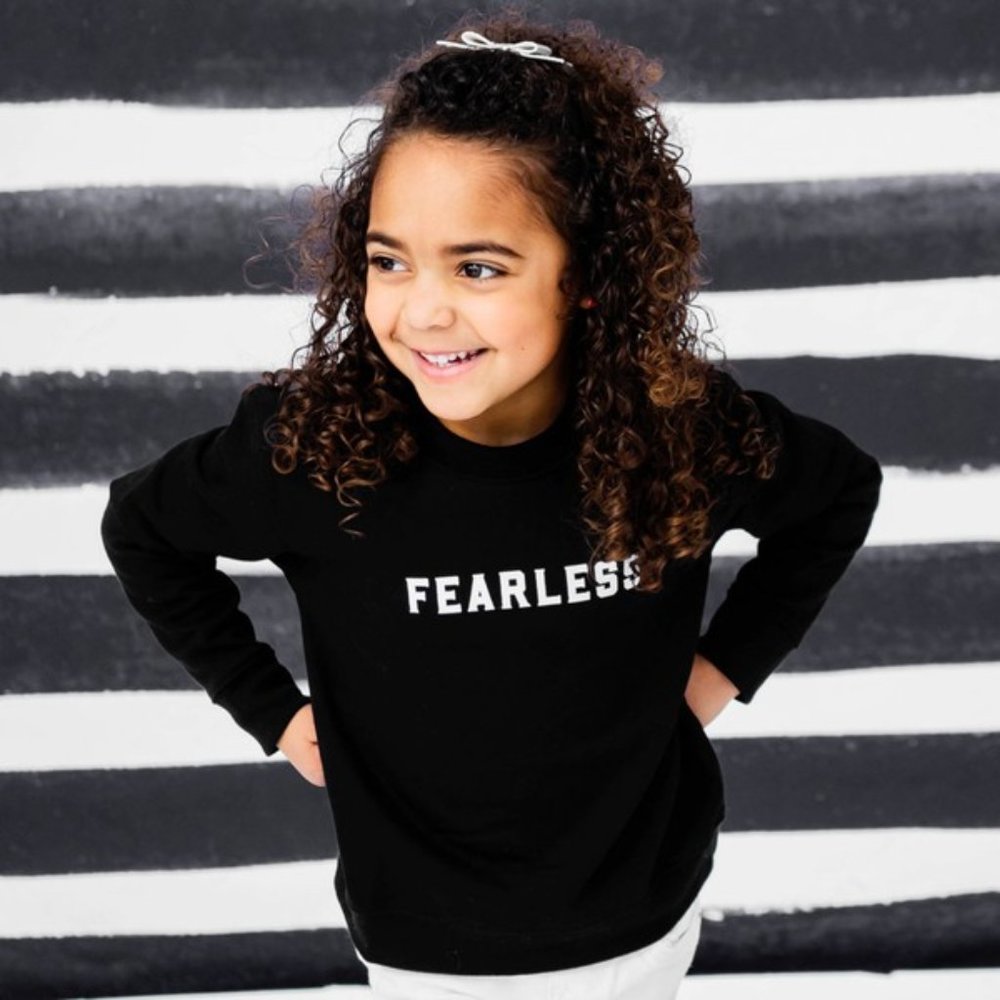 Fearless Toddler Fleece Crewneck Sweatshirt